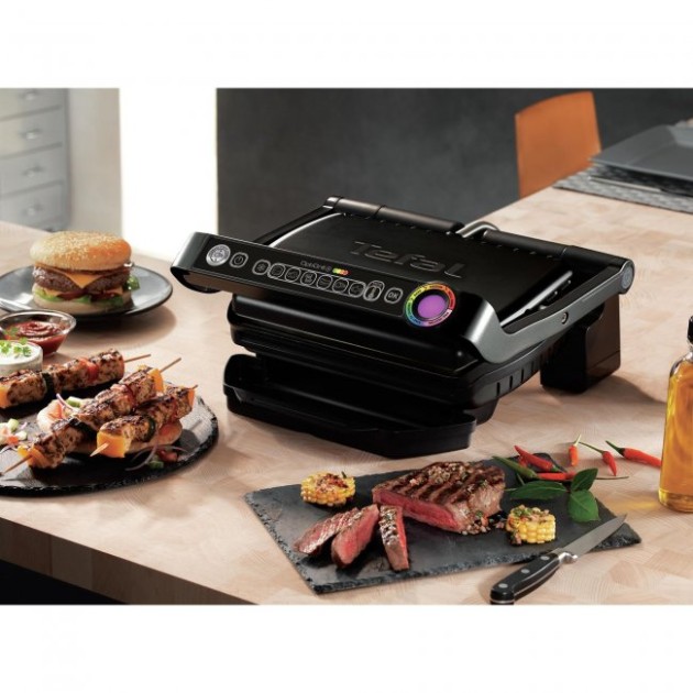 Барбекю Tefal GC712834, Optigrill+ Black, 600cm2 cooking surface