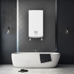 Електрически мултипозиционен бойлер TEDAN Flat white Wi-Fi, 50 литра, Вертикален, 2 kW, Бял