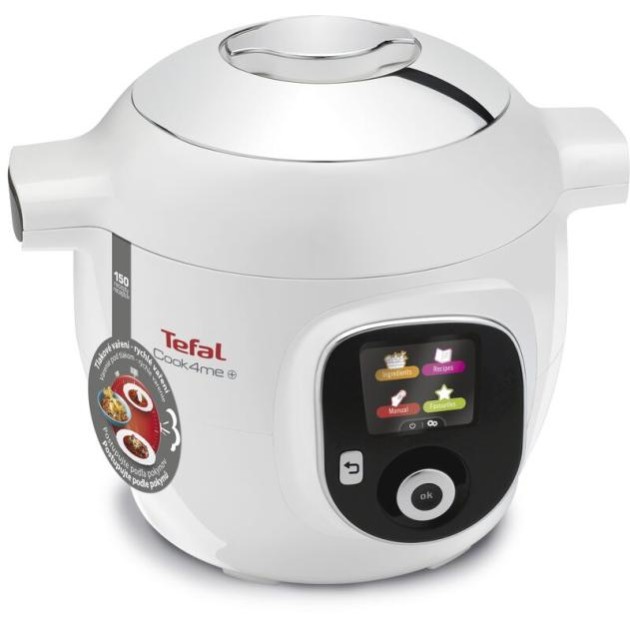 Мултикукър Tefal CY851130 COOK4ME Standard + 150 BG recipes, 1600W, 6L